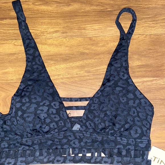 Black leopard print bathing suit - Picture 2 of 3